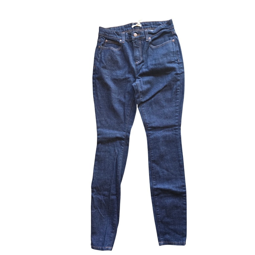 Eileen Fisher Mid Rise Skinny Jeans‎ 2 Womens Dark Wash Pockets Classic